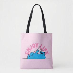 Tote Bag Rue Sésame   Cookies Monster Enjoy Life