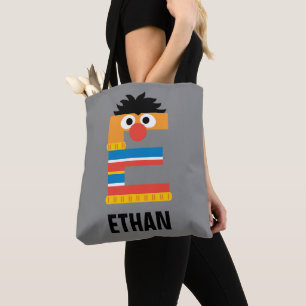 Tote Bag Rue Sésame   E est pour Ernie