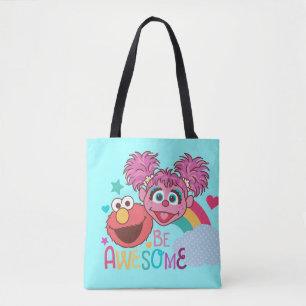 Tote Bag Rue Sésame   Elmo & Abby - Soyez génial