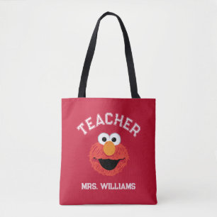Tote Bag Rue Sésame   Elmo Face Teacher