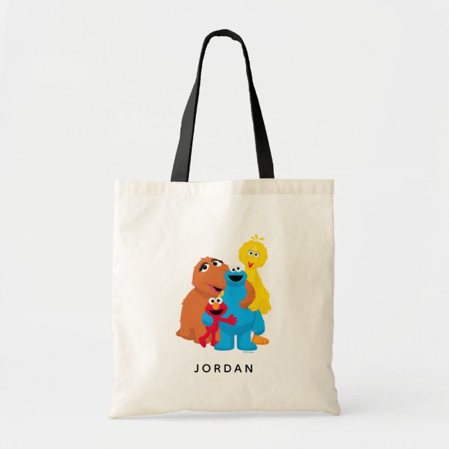 Tote Bag Rue Sésame | Groupe Hug | Ajouter Votre Nom (Devant)
