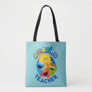 Tote Bag Rue Sésame Ils Sont Enseignants Extraordinaires