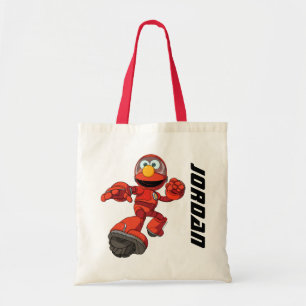 Tote Bag Rue Sésame   Méca Builders Elmo Ajouter Votre Nom
