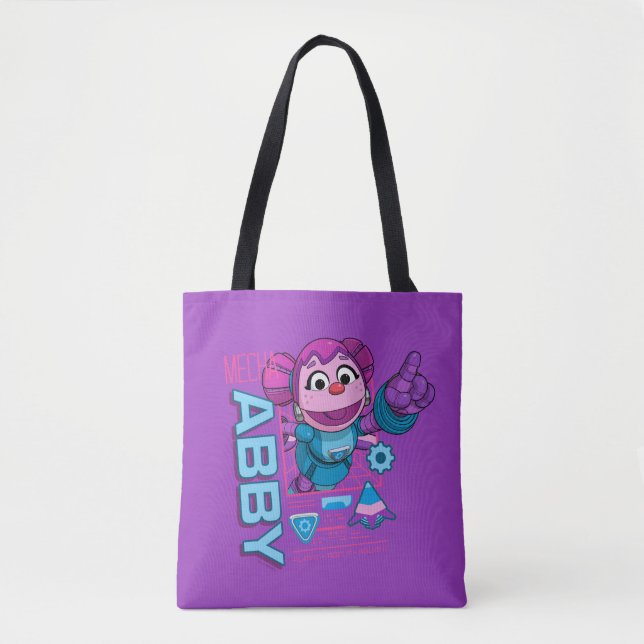 Tote Bag Rue Sésame | Mécaniciens Abby Cadabby (Devant)