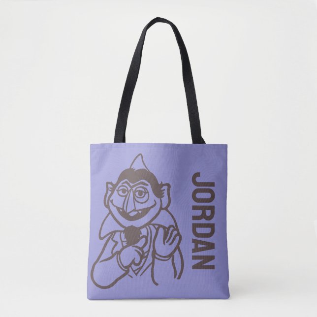Tote Bag Rue Sésame | Nombre de von | Ajouter Votre Nom (Devant)