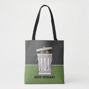 Tote Bag Rue Sésame Oscar le Grouch Pas aujourd'hui!