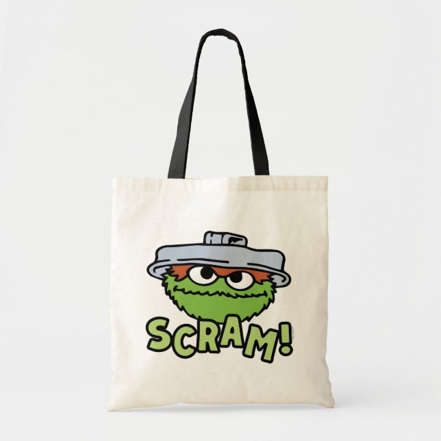 Tote Bag Rue Sésame | Oscar the Grouch Scram! (Devant)