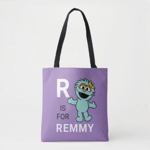 Tote Bag Rue Sésame   R est pour Rosita   Ajouter Votre No