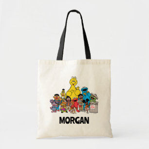 Tote Bag Rue Sésame   Sesame Pals Ajoutez Votre Nom