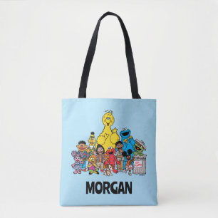 Tote Bag Rue Sésame   Sesame Pals Ajoutez Votre Nom