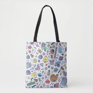 Tote Bag Rue Sésame Sesame Pals DoodMotif