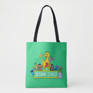 Tote Bag Rue Sésame   Tout autour de l'enseigne de la rue S