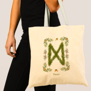 Tote Bag Rune Dagaz dans les branches À feuillage persistan