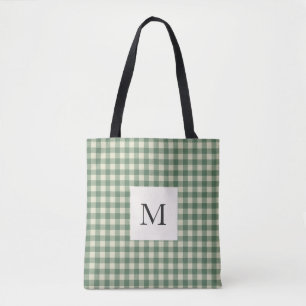 Tote Bag Russe Vert En vichy moderne Noël