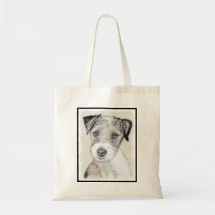 Tote Bag Russell Terrier Peinture rugueuse - Art Chien orig