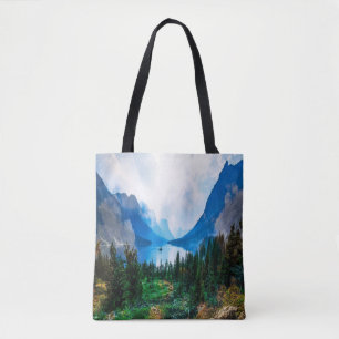 Tote Bag Rustic Country Mountains Nature Scène Photographie