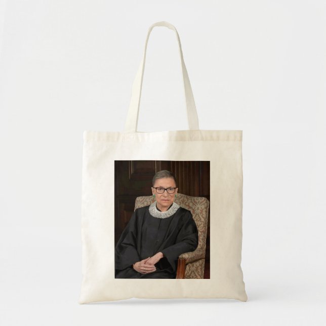 Tote Bag Ruth Bader Ginsburg Portrait (Devant)