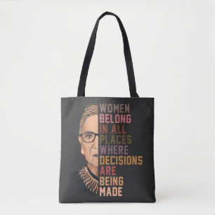 Tote Bag Ruth Bader Ginsburg RBG