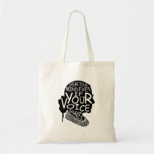 Tote Bag Ruth Bader vous parle, même si votre voix tremble