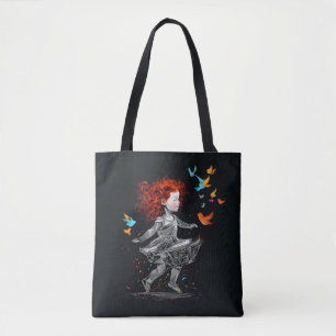 Tote Bag Rythme de l'Innocence : L'art de danser d'une fill
