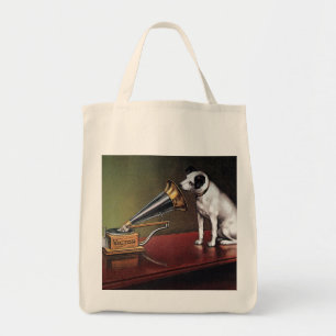 Tote Bag Sa couleur Vintage de la voix de maître