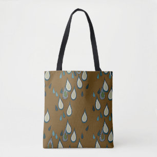 Tote Bag “Sac fourre-tout éco marron inspiré de la nature”