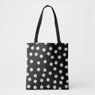 Tote Bag "Sac fourre-tout Motif de marguerite minimaliste