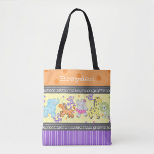 Tote Bag "Sac personnalisé de couche-culotte de la jungle