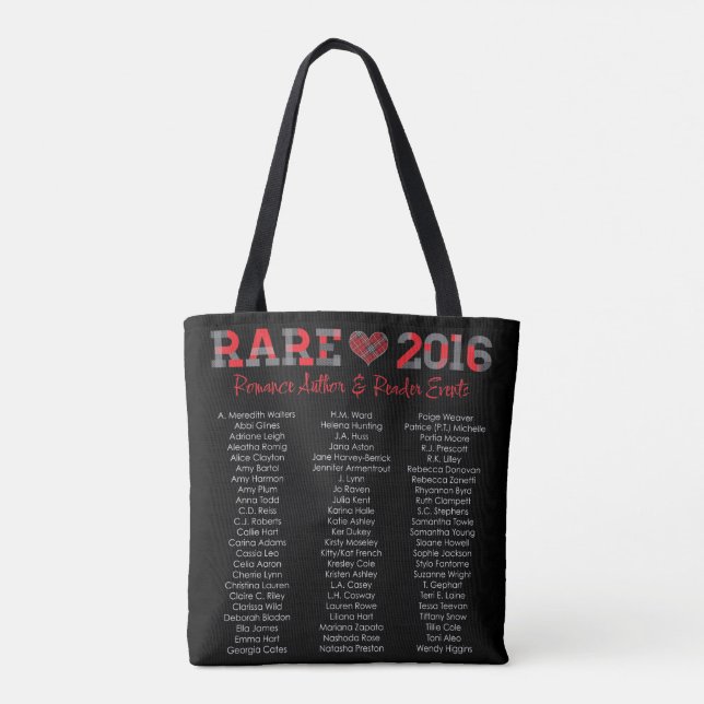 Tote Bag sac, rare, rare16, noir (Dos)