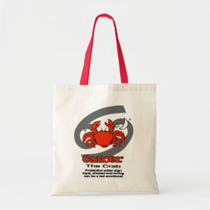 Tote Bag Sacoche d'astrologie zodiaque pour le cancer "Le C