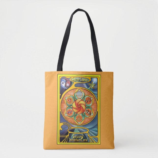 Tote Bag Sacral Chakra Mandala (Devant)