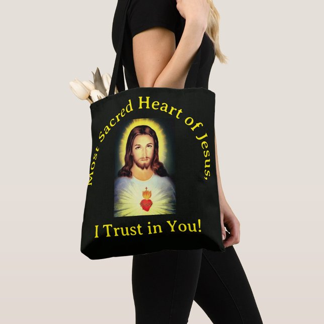 Tote Bag Sacré Coeur de Jésus (Créateur téléchargé)