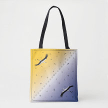 Sacré Totebag Symboles Trypillian Jour Nuit