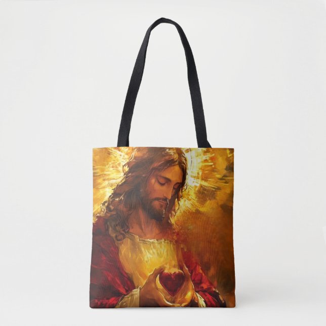 Tote Bag Sacred Heart of Jesus  (Devant)