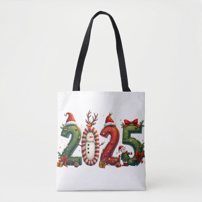 Tote Bag Sacs-cadeaux Easykart étiquette Christmas Kraft 20 (Devant)