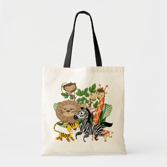 Tote Bag Safari animal (Devant)