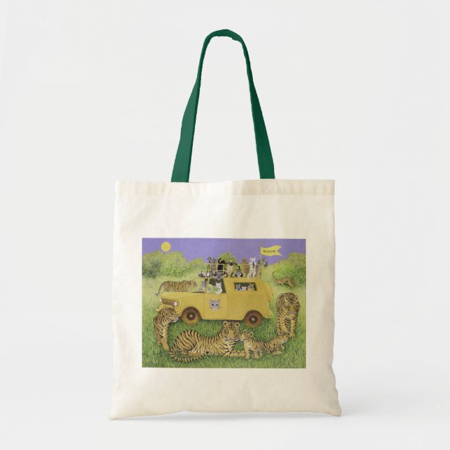 Tote Bag Safari de chat (Devant)