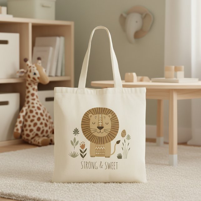 Tote Bag Safari Portrait Lion ID1264 (Créateur téléchargé)