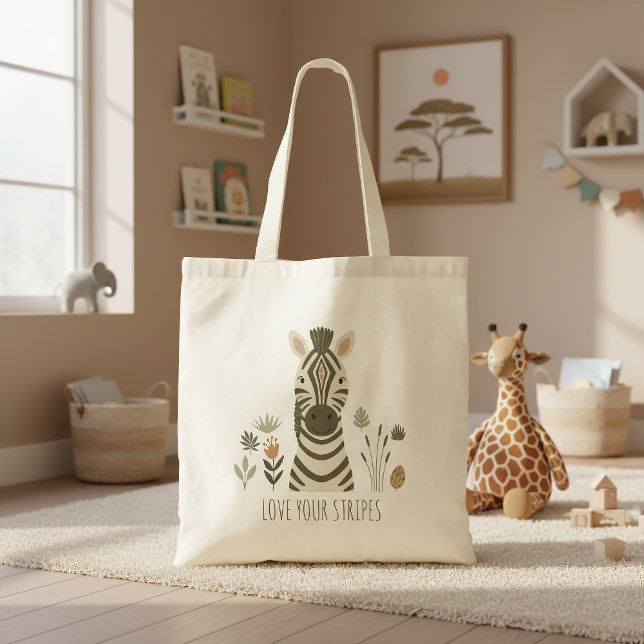 Tote Bag Safari Portrait Zebra ID1264 (Créateur téléchargé)