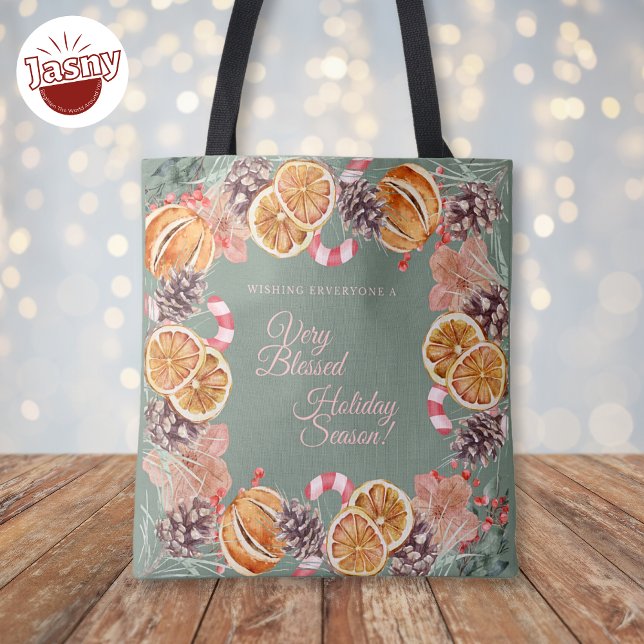 TOTE BAG SAGE ORAGE ET PINE NOËL (Créateur téléchargé)