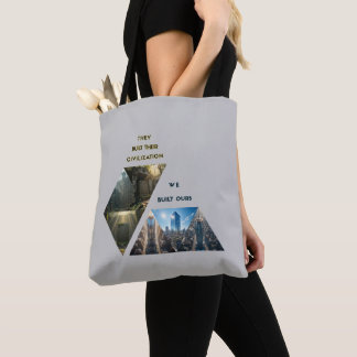 Tote Bag Sagesse Ancienne, Vision Moderne : Constructeurs à