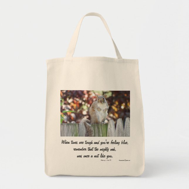 TOTE BAG SAGESSE D'ÉCUREUIL (Devant)
