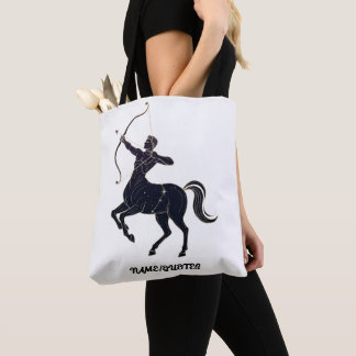 Tote Bag Sagittarius Constellation Line Art – Cosmic Zodiac