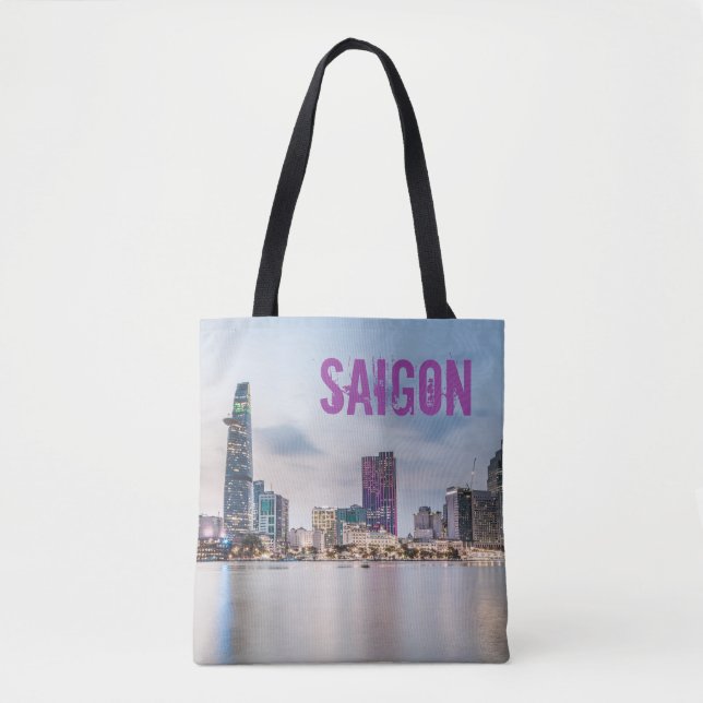 Tote Bag Saigon (Ho Chi Minh Ville) HCMC Vietnam souvenir B (Devant)
