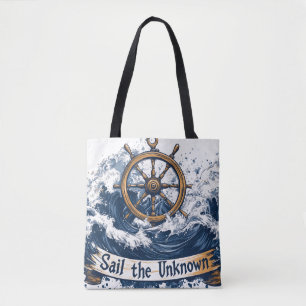 Tote Bag "Sail the Unknown" - Conception inspirée par le na