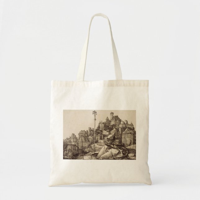 Tote Bag Saint Anthony Lecture par Albrecht Durer (Devant)