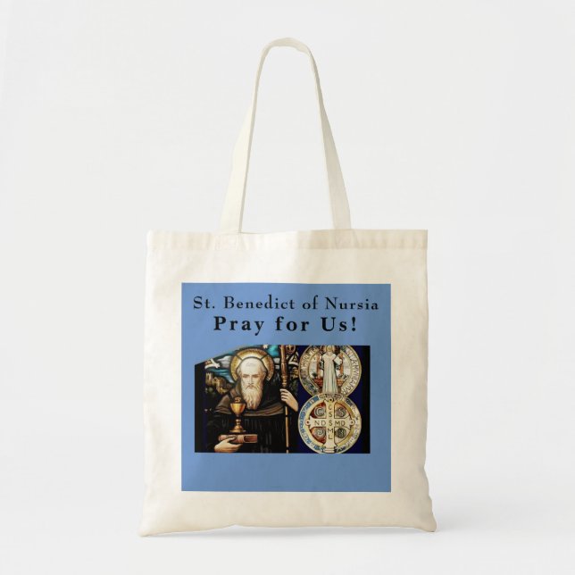 Tote Bag Saint Benoît de Nursia (Devant)