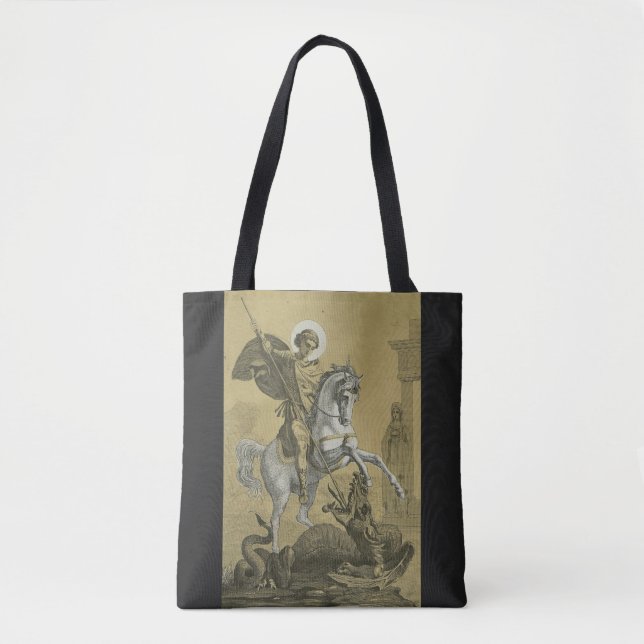 Tote Bag Saint George Patron d'Angleterre (Devant)