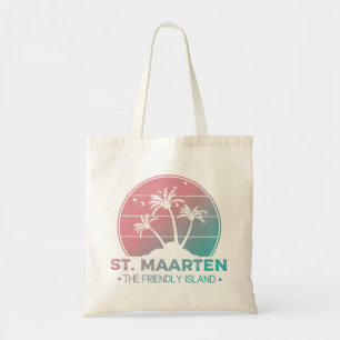 Tote Bag Saint-Martin Sint Martin Retro Gradient