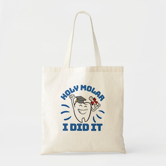 Tote Bag Saint Molar Je L'Ai Fait Dentiste RDH Graduation (Devant)